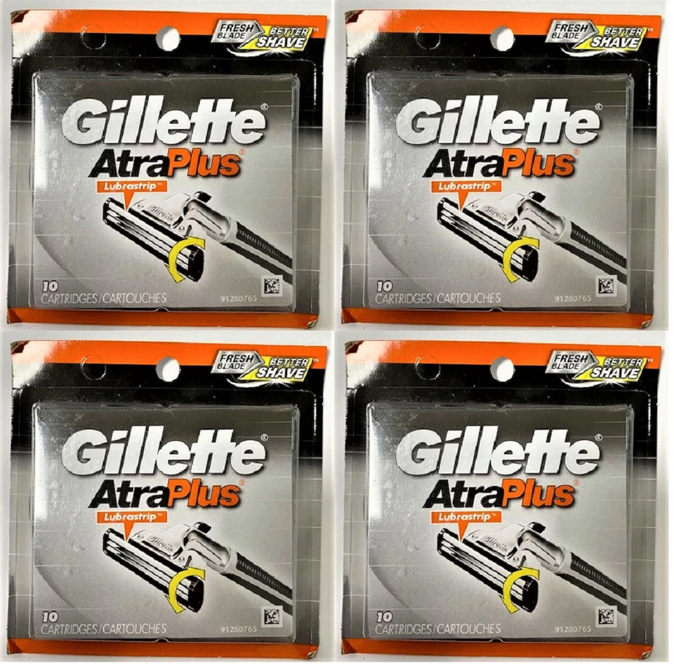 Gillette Atra Plus Refill Razor Blade Cartridges, 40 Count (Unboxed) - Image 1 of 1