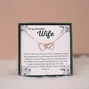 To My Wife Necklace,Gift For Anniversary,Mother's Day,Valentine's Day,Christmas - Picture 1 of 4