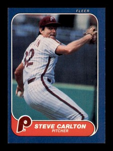 1986 Fleer Steve Carlton #435 Philadelphia Phillies ID: 20502
