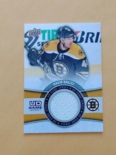 2015-16 Upper Deck Game Jersey #GJ-DK David Krejci Boston Bruins 