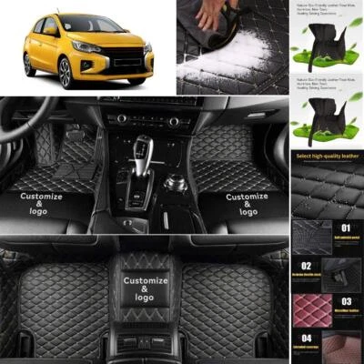 For Mitsubishi Mirage Car Floor Mats All Weather Custom Waterproof Pad Liner Mat - Image 1 of 4