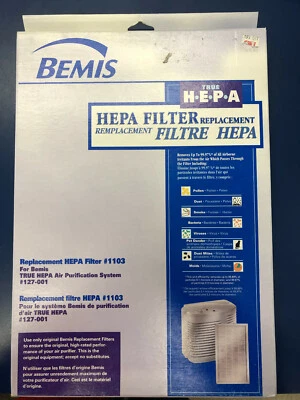 Filtro de aire HEPA Bemis 1103, 1 por paquete Sistema purificador de aire HEPA #127-001 Foto 1 de 4