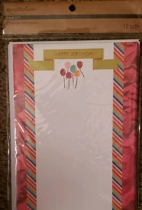 Recollections Craft It ~ 12 invitaciones imprimibles de feliz cumpleaños con sobres - Imagen 1 de 3