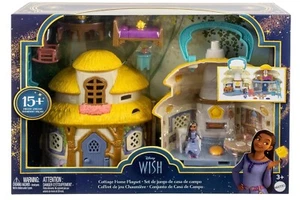 Mattel Disney Wish Mini Doll & Dollhouse Playset Asha of Rosas Cottage 20 Pieces - Picture 1 of 6