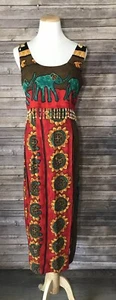 Just Choon Elephant Beaded Festival Dress Ethnic African - Picture 1 of 7