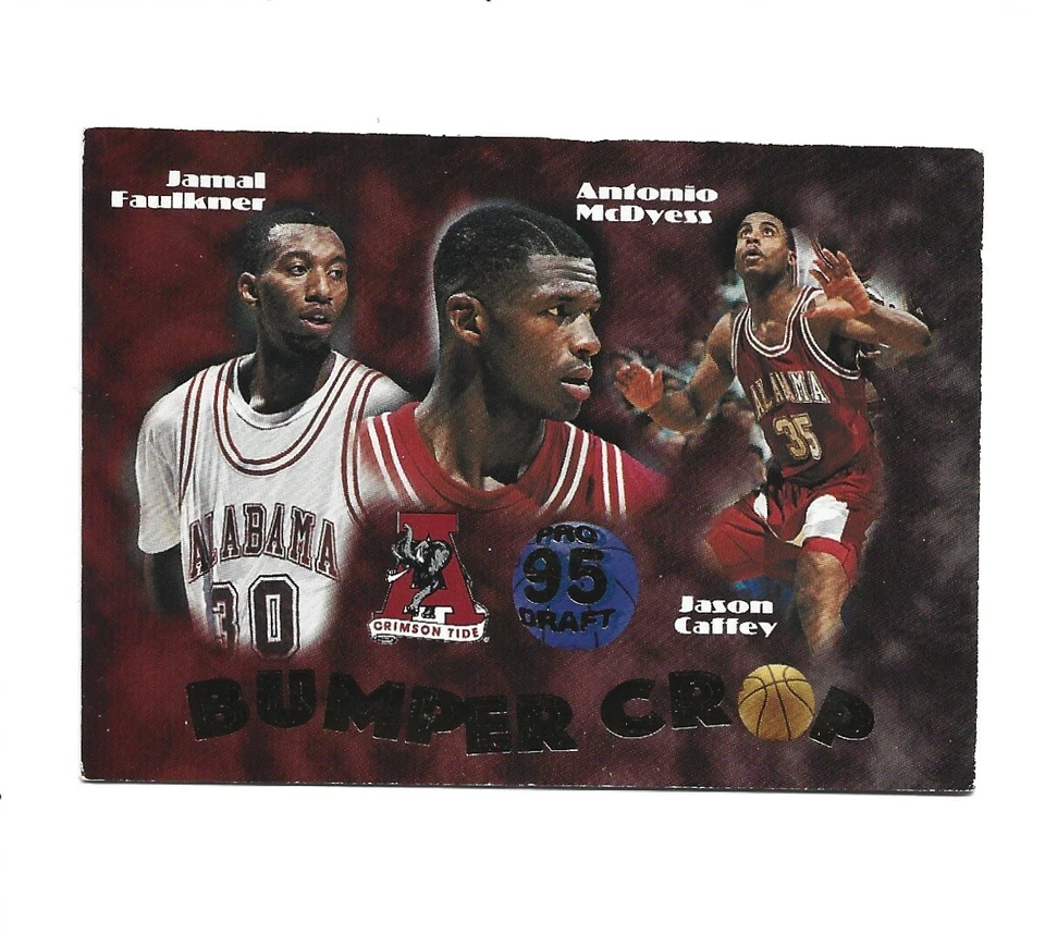 1995 Classic Marketing #BC-94 Antonio McDyess / Jason Caffey RC, Alabama  - Image 1 of 1