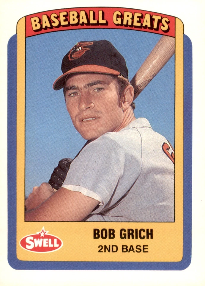 S3R12: 1990 SWELL BASEBALL GREATS-YOU PICK #1-90 - Image 1 of 1