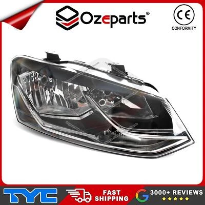 RH Right Head Light Lamp For VW Volkswagen Polo 6R 2014~2017 81TSi ComfortLine - Image 1 of 4