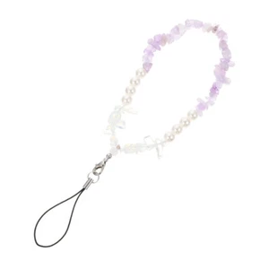Handy-Kettenanhänger Lanyard Mit Perlen Perlenbesetztes Handy-Schlüsselband - Zdjęcie 1 z 12
