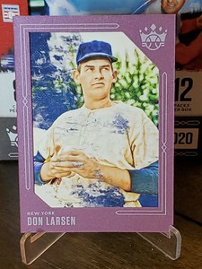 2020 Panini Diamond Kings Don Larsen Plum Frame Parallel Cubs #5