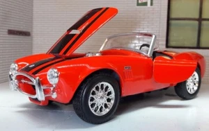 Coche modelo diecast Shelby AC Cobra 427 SC 1965 V detallado Maisto G LGB escala 1:24 - Imagen 1 de 8