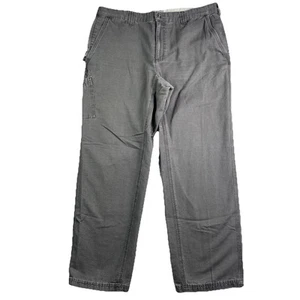 Columbia Pants Men’s 36x30 Canvas Cargo Hiking Outdoor Utility Gray EUC - Picture 1 of 13