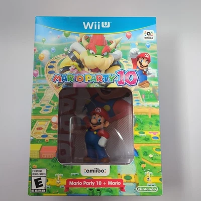 Mario Party 10 + Mario Amiibo Bundle - Nintendo Wii U - NEW FACTORY SEALED READ - Image 1 of 4