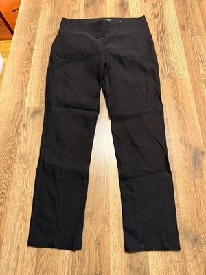 Pantalones Simply Vera Vera Wang, Para Mujer Medianos, Negros, Leggings Cortos Tiro Medio Foto 1 de 4