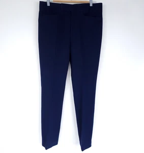 Pantalones retro vintage años 70 para hombre 34 X 31 pantalones pierna recta azul discoteca LEER - Imagen 1 de 15