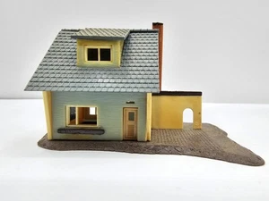 Faller? N Scale Blue And Yellow Cottage House Building Layout Scenery - Picture 1 of 11