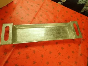 Tablett sehr schwer aus dickem Metall silber 53x13cm - Bild 1 von 5