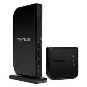 Nyrius Wireless HDMI 2 Input Transmitter & Receiver Streaming HD 1080p 3D Video - Picture 1 of 9