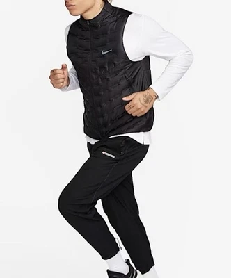 Nike Therma Fit ADV Water Repel Down Fill Running Jacket Vest Men LT FB7542-010 - Image 1 of 4