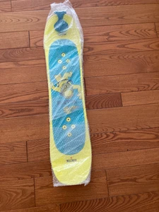 Burton Kinder Riglet 90cm Snowboard montiert mit Burton Riglet Rolle Trainingshilfe - Bild 1 von 6