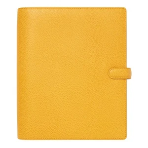 Finsbury Organizer, A5 Size, Mustard - Traditional Grained Leather, Six Rings... - Picture 1 of 7