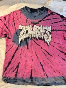 Pink Tie Dye Flatbush Zombies T-Shirt size XL Two Sided Graphic - Picture 1 of 6