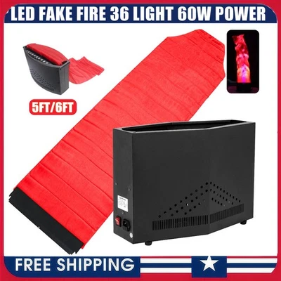 Fake Fire Light LED Fake Flame Light Lamp Stage DJ Effect Lamp Party Decor - Image 1 of 4