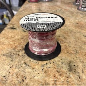 Cerrowire 100 FT 14 Gauge THHN Red Stranded Copper Wire - Picture 1 of 4
