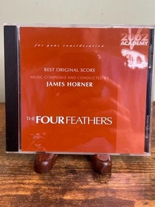 Four Feathers by James Horner Best Original Score FYC Promo CD 2002 - Imagen 1 de 3