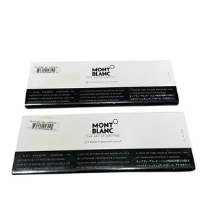 Vintage Montblanc Meisterstück Solitaire Blotting Sheet Papers 2 Pack 10 Each - Bild 1 von 4
