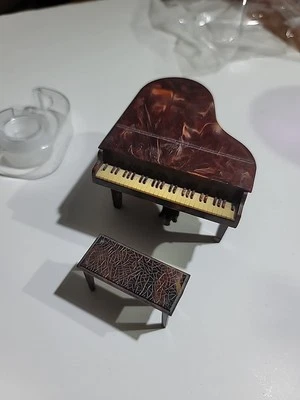 Vintage Renwal Plastic Doll House Piano And Bench L74 And L75 - Image 1 of 4