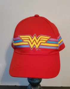 DC Comics Wonder Girls Red Baseball Hat Cap Adjustable Kids Youth New with Tag - Picture 1 of 5