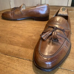 Mocassini Johnston Murphy Cellini nappa marrone Italia 10,5 M - Foto 1 di 11