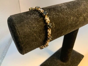 VINTAGE ROSS SIMONS STERLING 925 SAPPHIRE X’s Accent TENNIS BRACELET - Picture 1 of 10