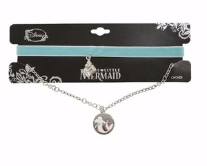 Neu Disney The Little Mermaid Ariel Samt Choker & Halskette Set - Bild 1 von 2