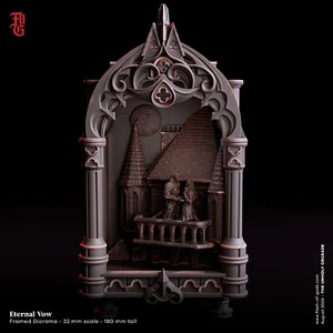 Diorama - Eternal Vowby Flesh of Gods | D&D | DnD | Pathfinder | Print on Demand - Picture 1 of 1