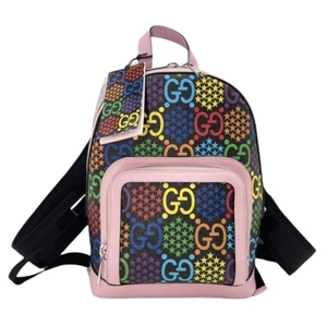 GUCCI New Psychedelic GG Supreme Monogram Canvas Backpack Bag Multicolor 601296 - Picture 1 of 12