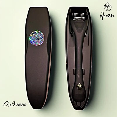 PREMIUM Derma Roller 0,3  mm Schwarz Matt   540 Nadeln Anti Aging Hautpflege  - Bild 1 von 4