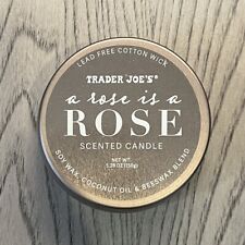 NEW Trader Joe’s ROSE Scented Candle Seasonal LIMITED EDITION 5.28 oz Floral
