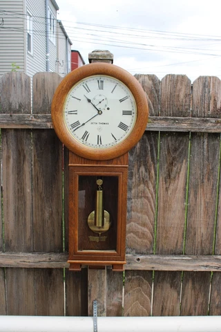 seth thomas no. 2 weight driven wall regulator clock , 1970s reissue Cover