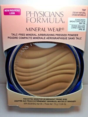 Physicians Formula Mineral Wear Airbrushing Pressed Powder ,Creamy Natural #7587 - Image 1 of 2