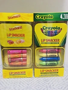 2 Stück Lip Smackers Starburst & Crayola Lippenbalsam Stick Set mit Dose - Bild 1 von 12