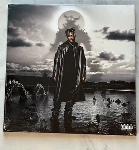 Juice Wrld Fighting Demons Translucent Black Ice Vinyl 2 LP - Imagen 1 de 4