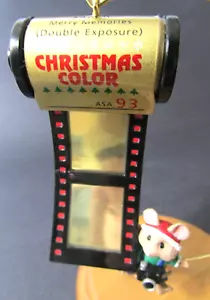 Hallmark Ornaments 1993 SMILE IT'S CHRISTMAS porta foto - Foto 1 di 14