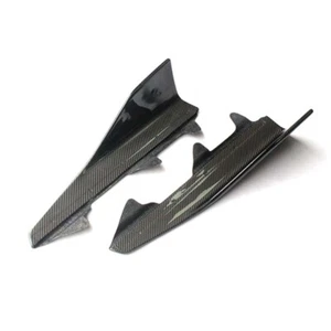 Aletas divisoras laterales de fibra de carbono real para BMW M2 F87 2016-2020 - Imagen 1 de 3