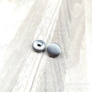 50pcs Fabric Satin Cloth Covered Buttons with Shank Clothes Sewing DIY Crafts - Picture 1 of 30