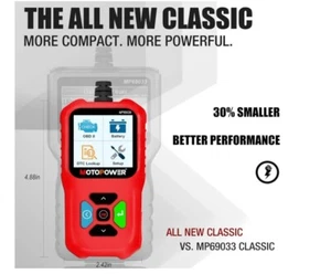 MOTOPOWER MP69038 Scanner auto OBD2 Codice motore Codice Errore Lettore CAN Diagnostica - Foto 1 di 8