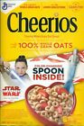 Cheerios Star Wars Last Jedi Color Spoon Offer Box FLAT EMPTY General Mills 2017