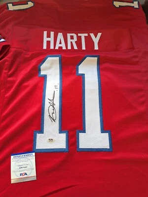 Deonte Harty Signed Buffalo Bills Red Color Rush Jersey PSA Autograph XL - Image 1 of 4