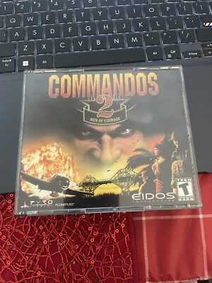 Commandos 2 Men Of Courage 2001 PC CD-ROM Video Game by Eidos 3 CD Set - Image 1 of 2